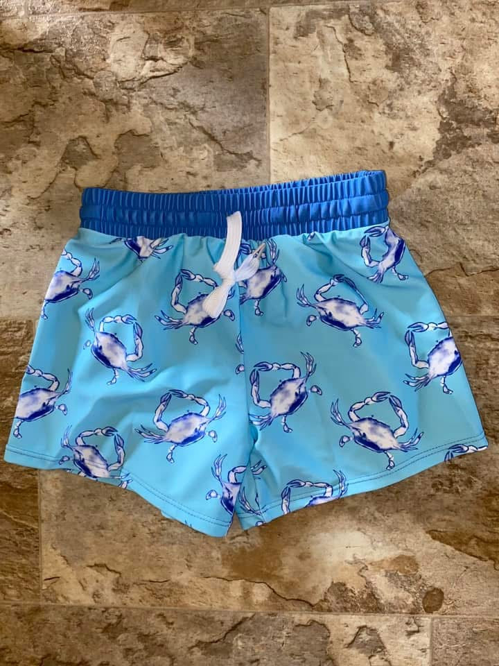 Boy’s Printed Swim Trunks