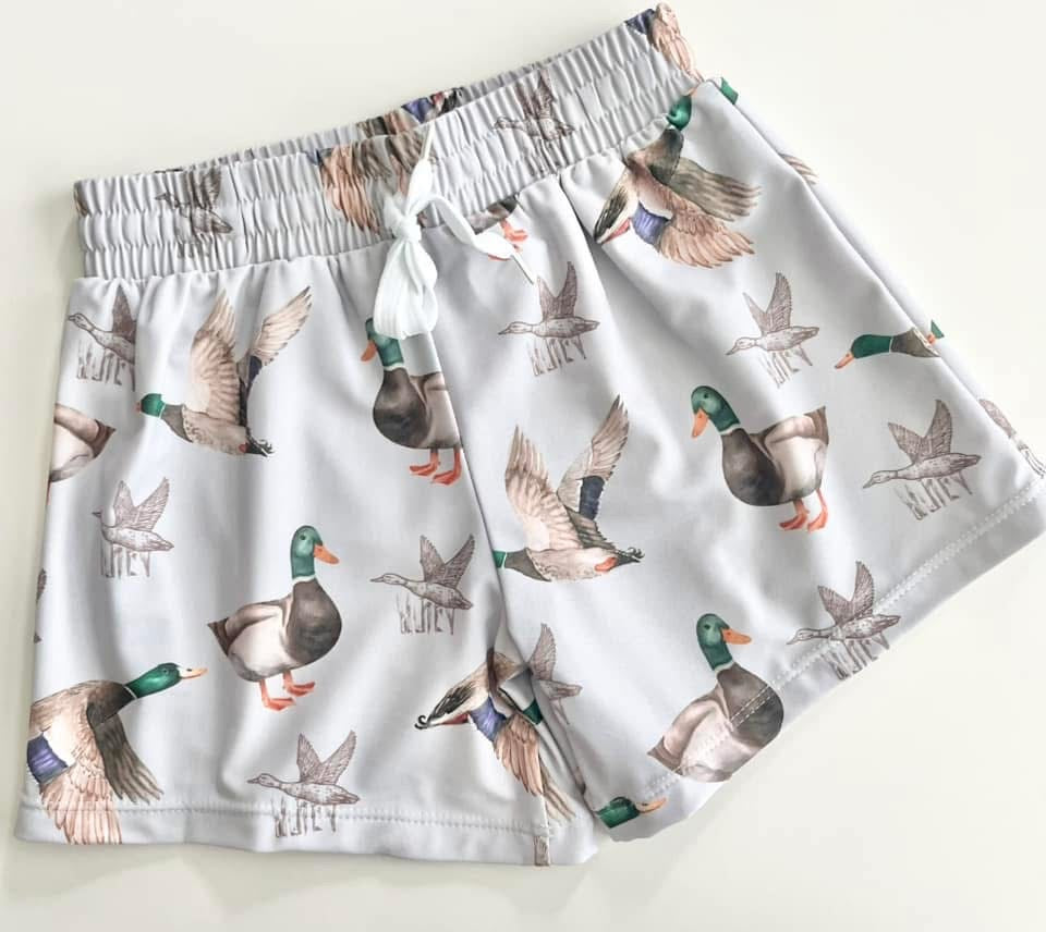 Boy’s Printed Swim Trunks