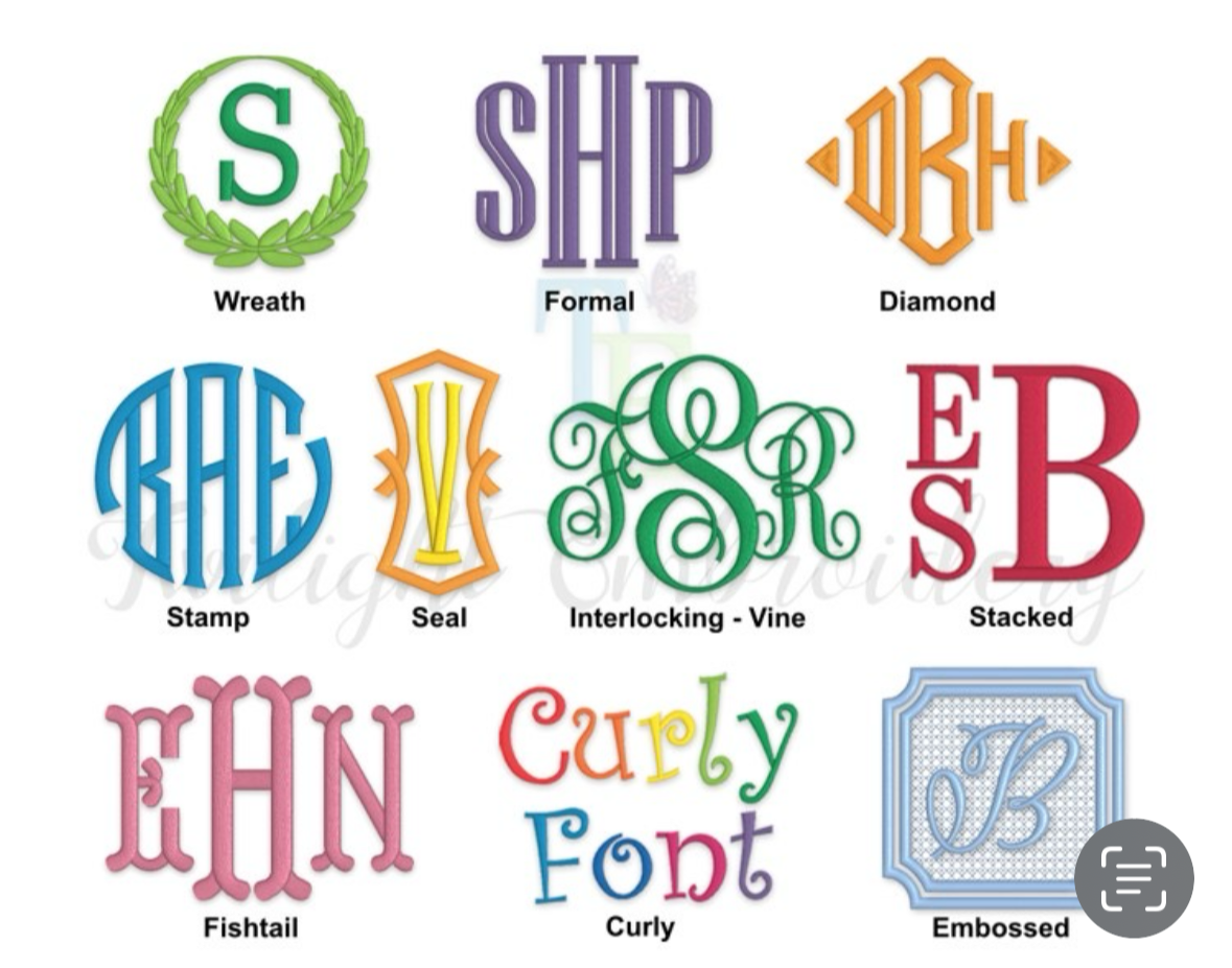 Monogrammed Knee High Cotton Socks