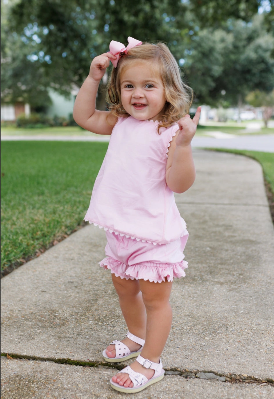 Scallop Trim Bloomer Set