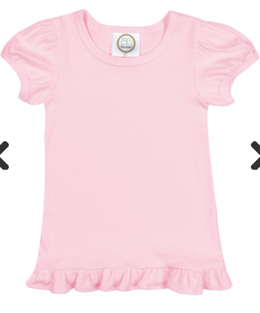 Back to School Embroidered Letter Tee