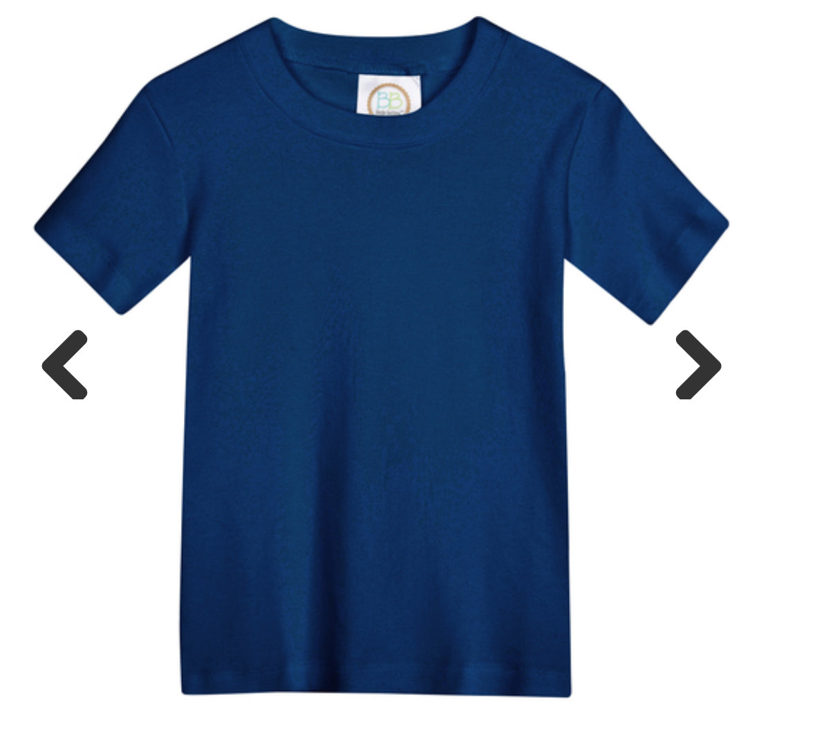 Back to School Embroidered Letter Tee