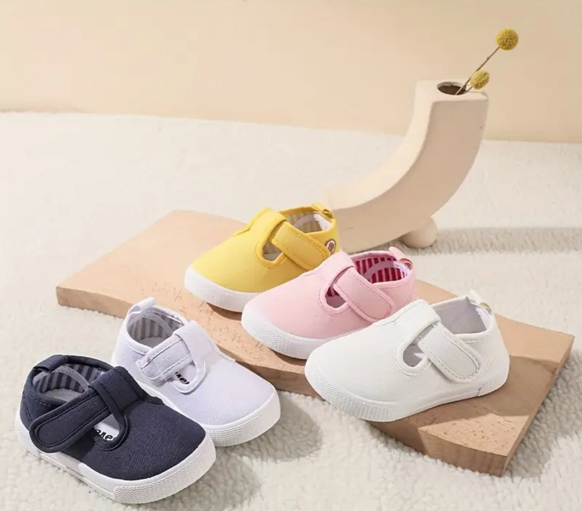 T-Strap Canvas Toddler Shoes