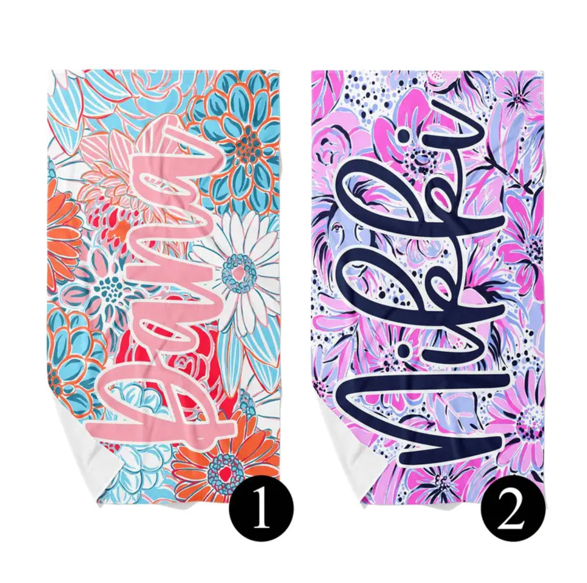 Personalized Printed Beach Towel