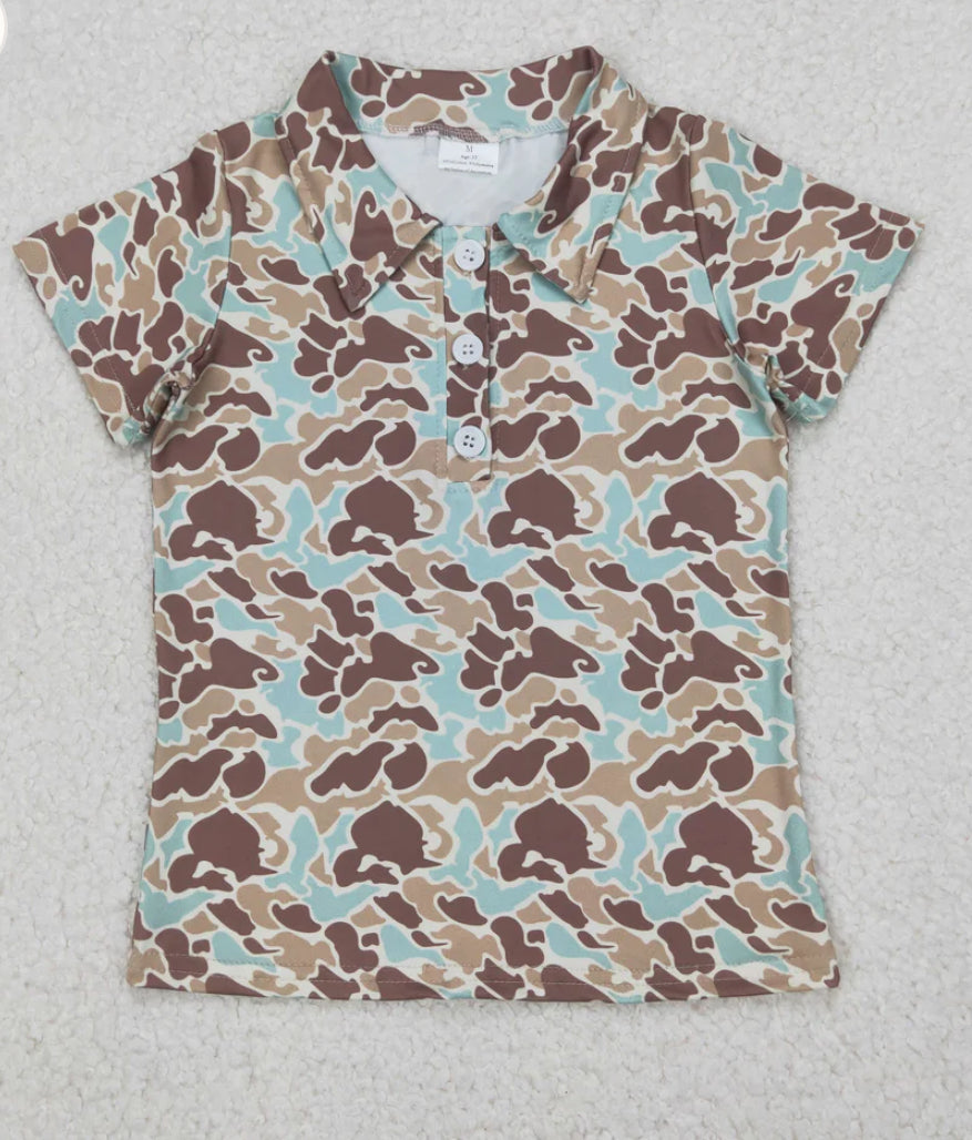 Boy’s Camo Polo