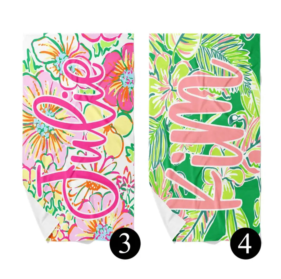 Personalized Printed Beach Towel
