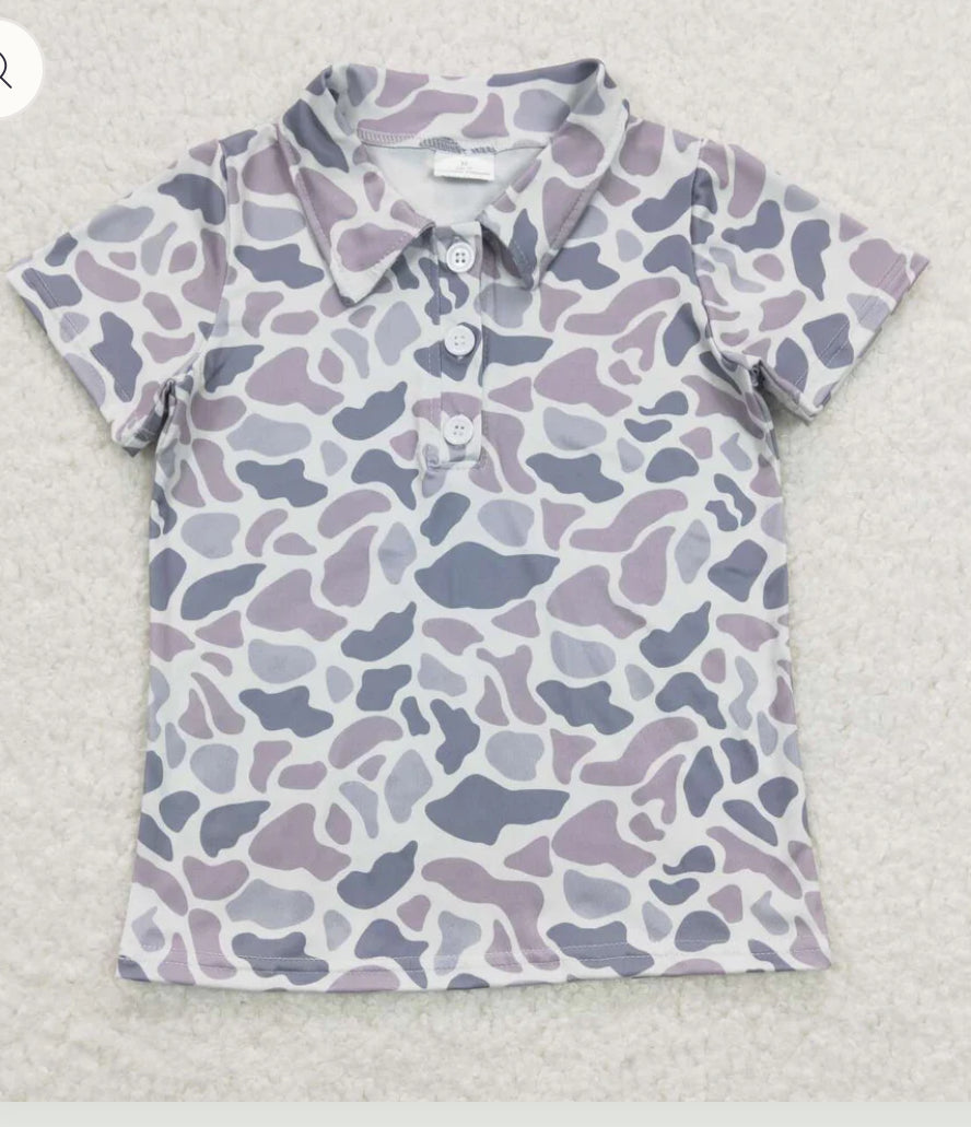 Boy’s Camo Polo