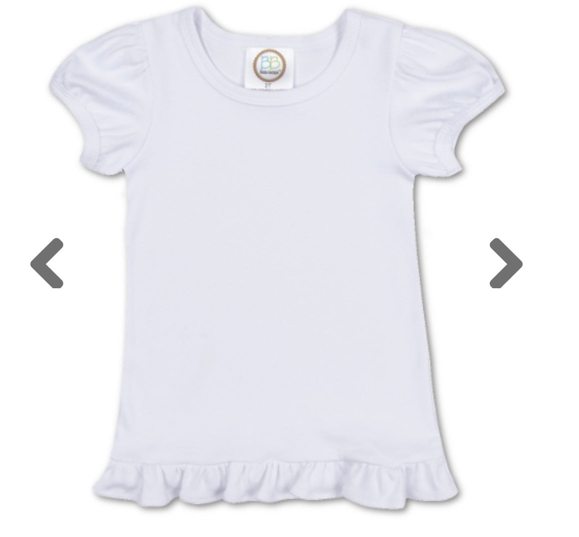 Back to School Embroidered Letter Tee