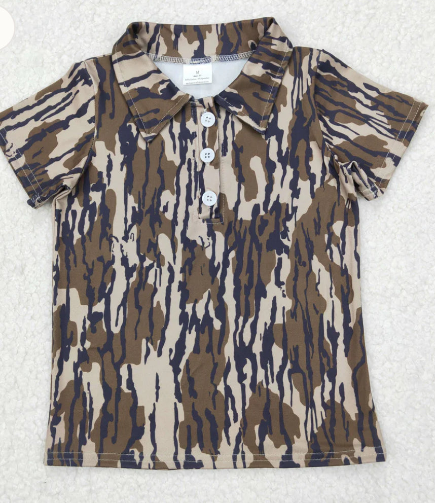 Boy’s Camo Polo