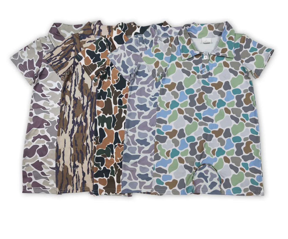 Camo Romper