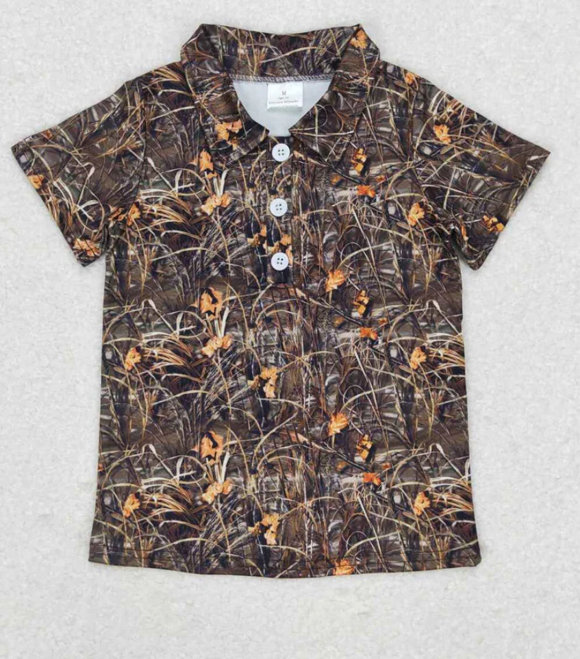 Boy’s Camo Polo