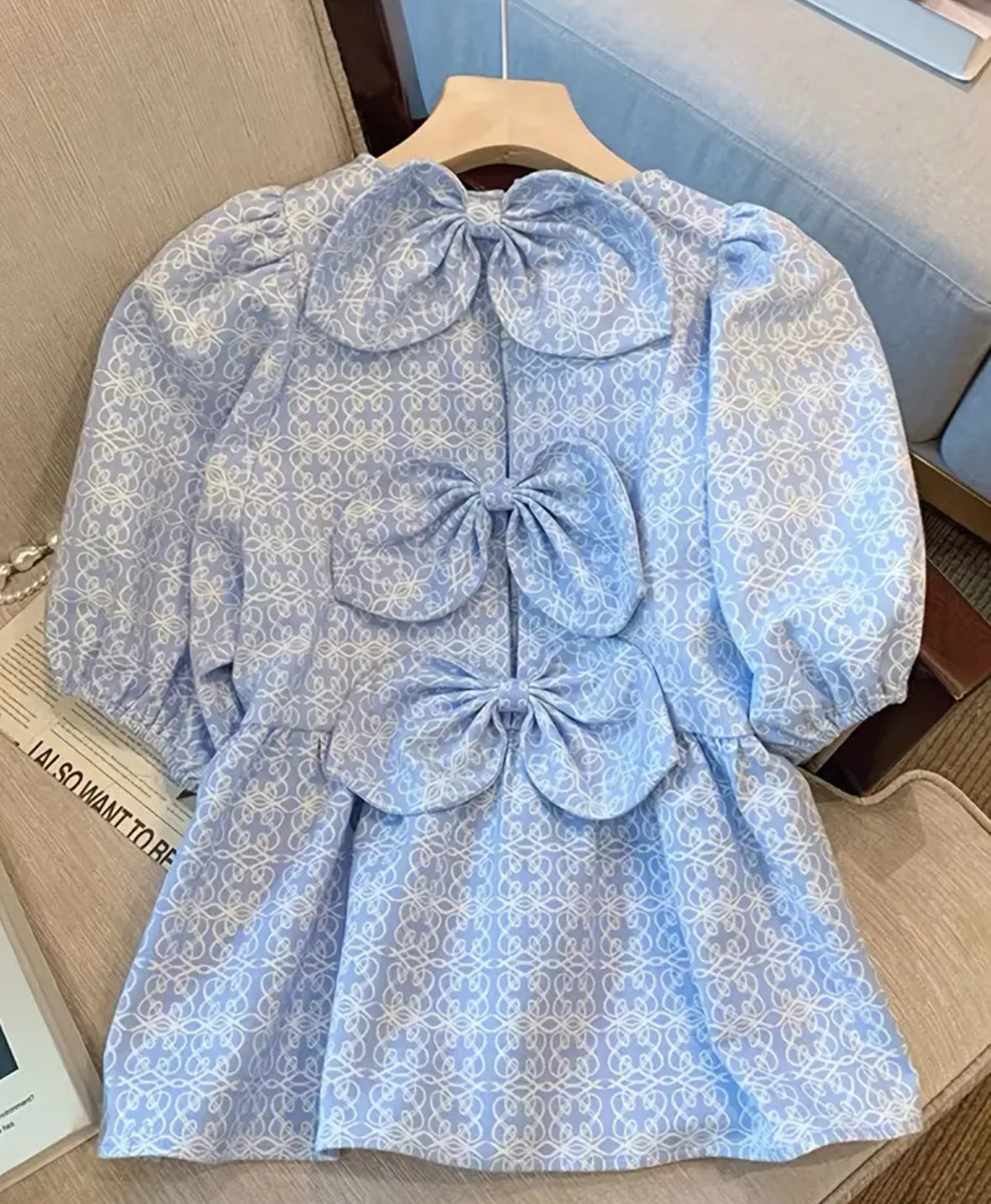 Floral Puff Sleeve Blouse