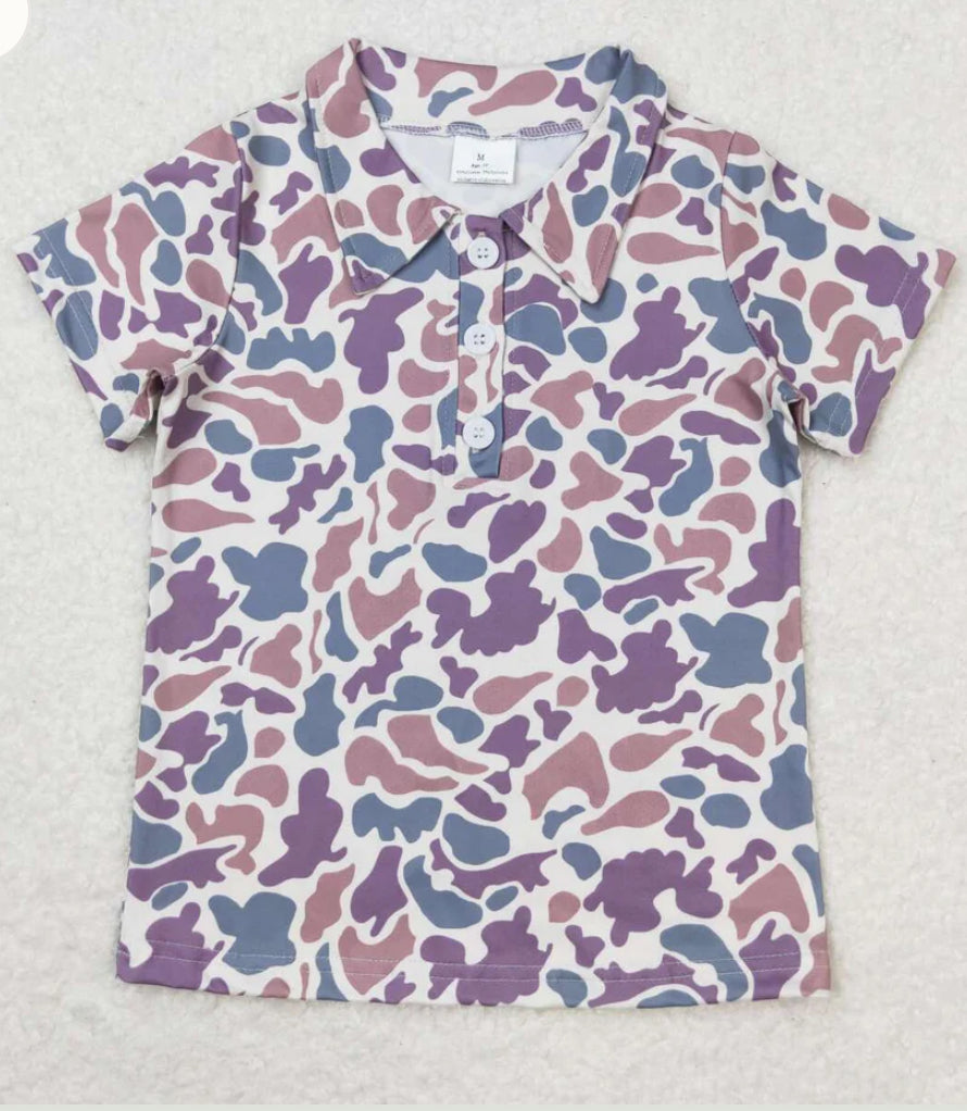 Boy’s Camo Polo