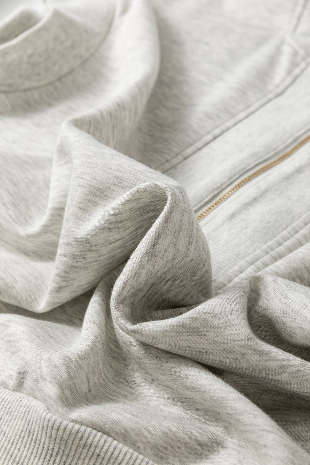 Gray Half Zip Polo Tee Casual Pant Set
