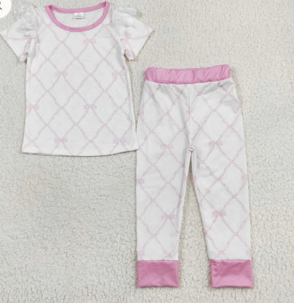 Bamboo Coquette Bow Collection Pajama Sets