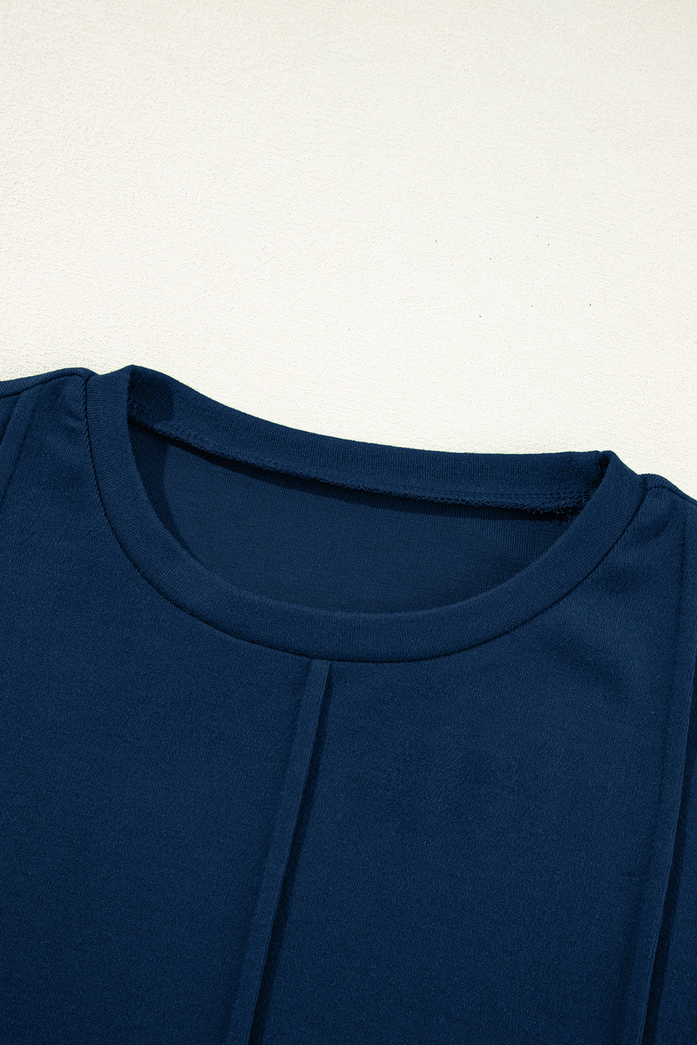 Navy Crew Neck Top