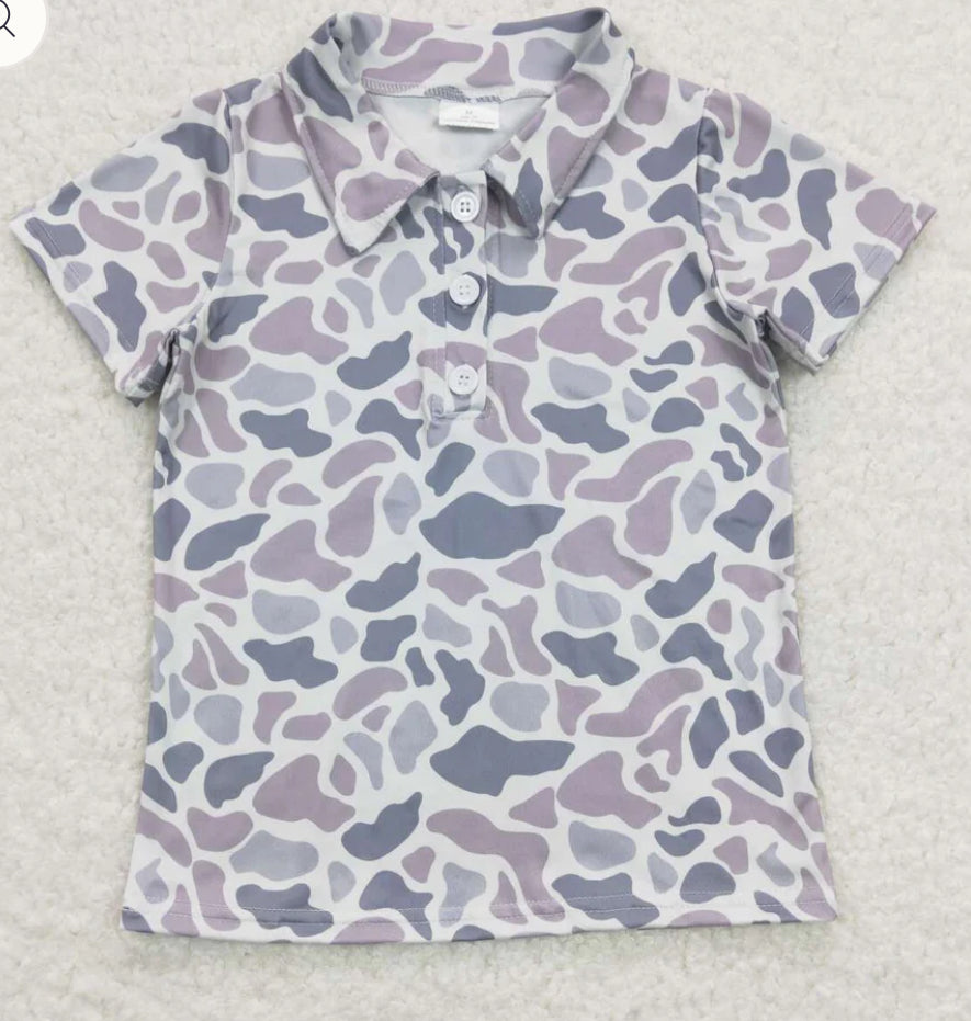 Boy’s Camo Polo