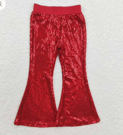 Sequin Flare Pants