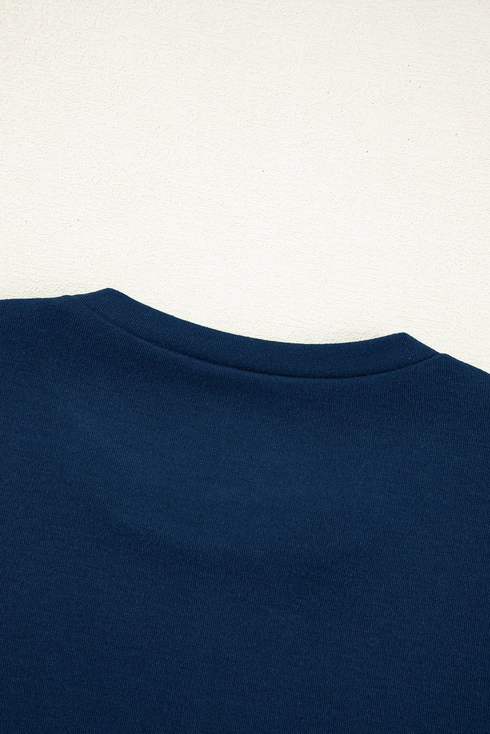 Navy Crew Neck Top