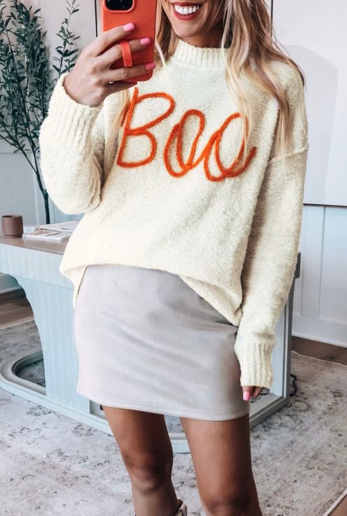 Boo Knit Sweater