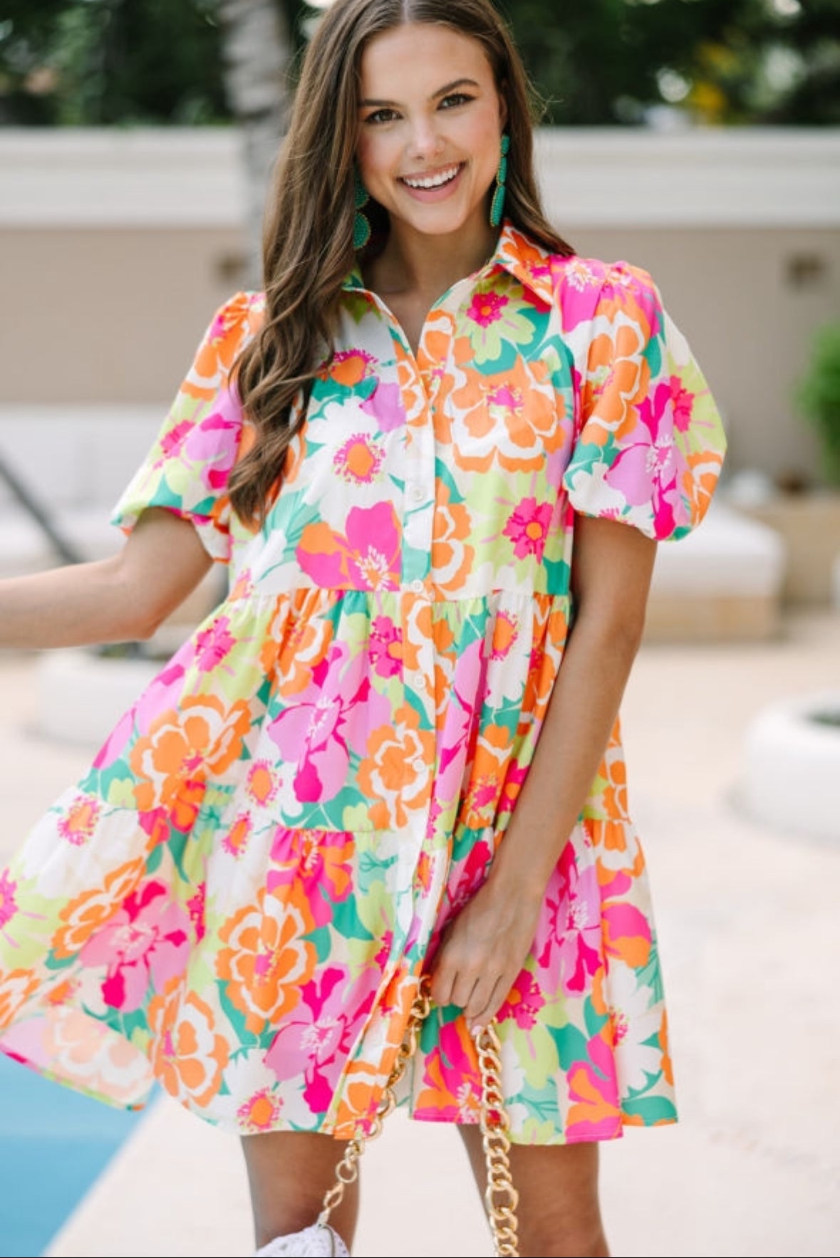 Floral Babydoll Dress