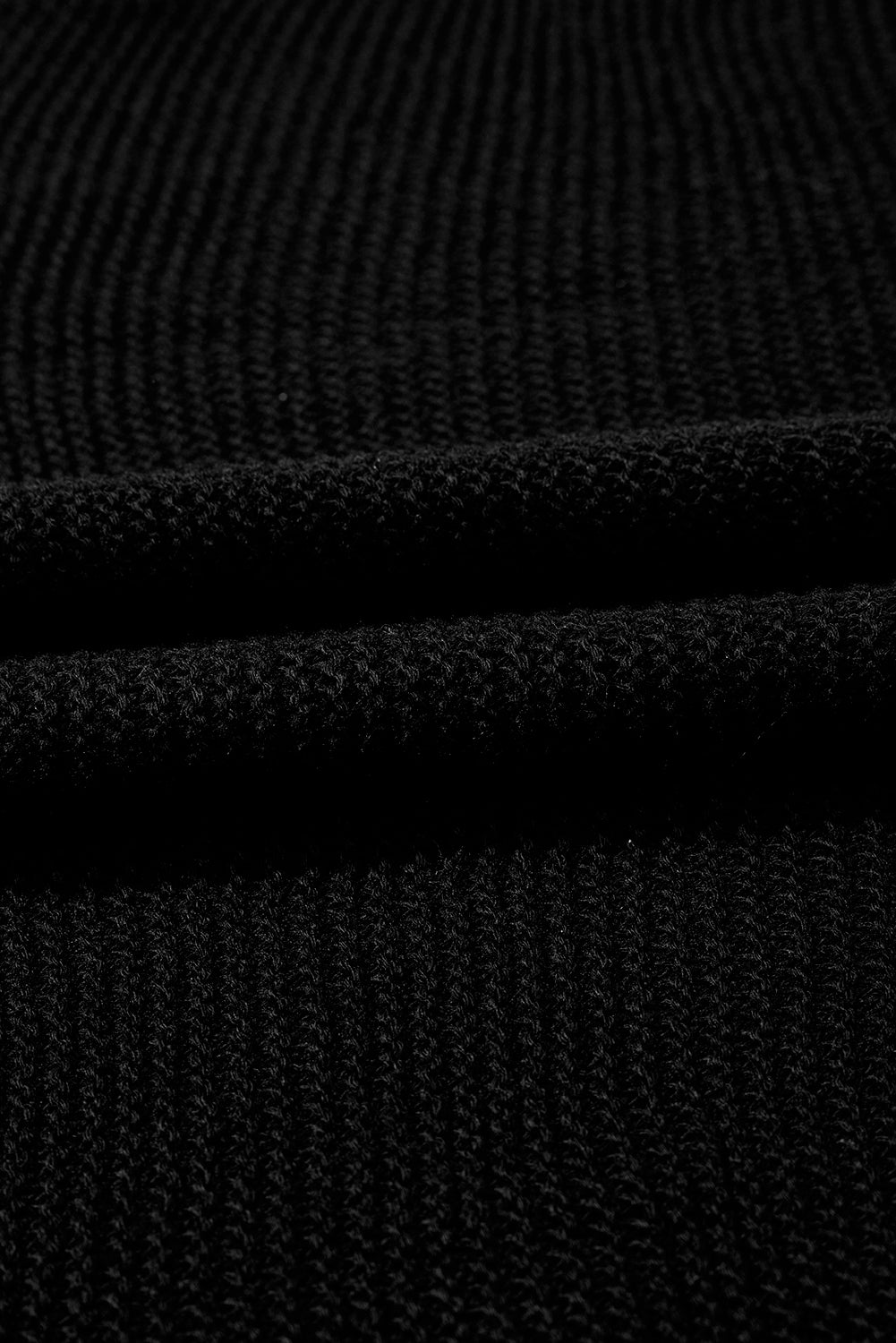 Jet Stream Solid Color Side Slits Sweater Tee