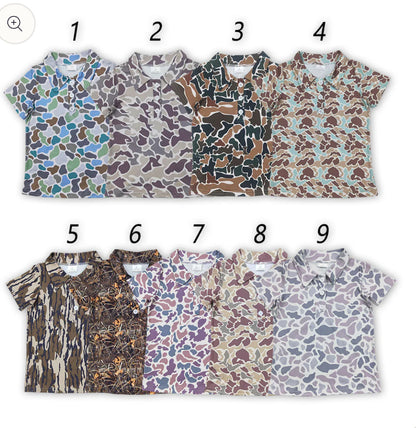 Boy’s Camo Polo