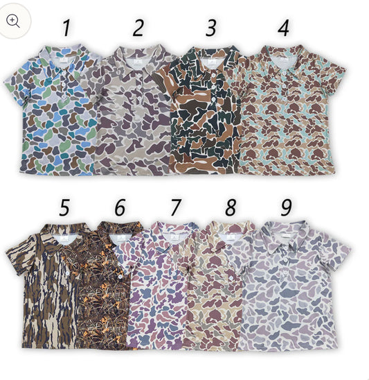 Boy’s Camo Polo