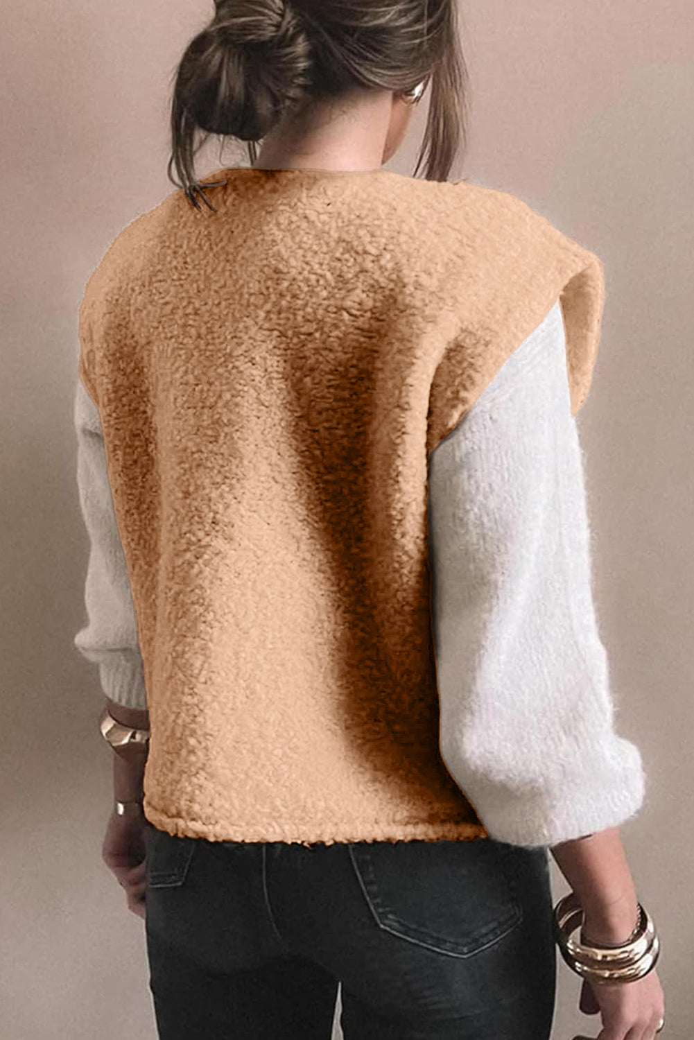 Fuzzy Pocket Vest