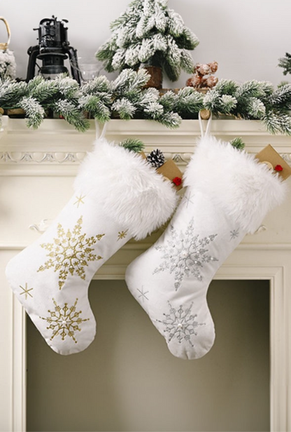 Embroidered Christmas Stockings