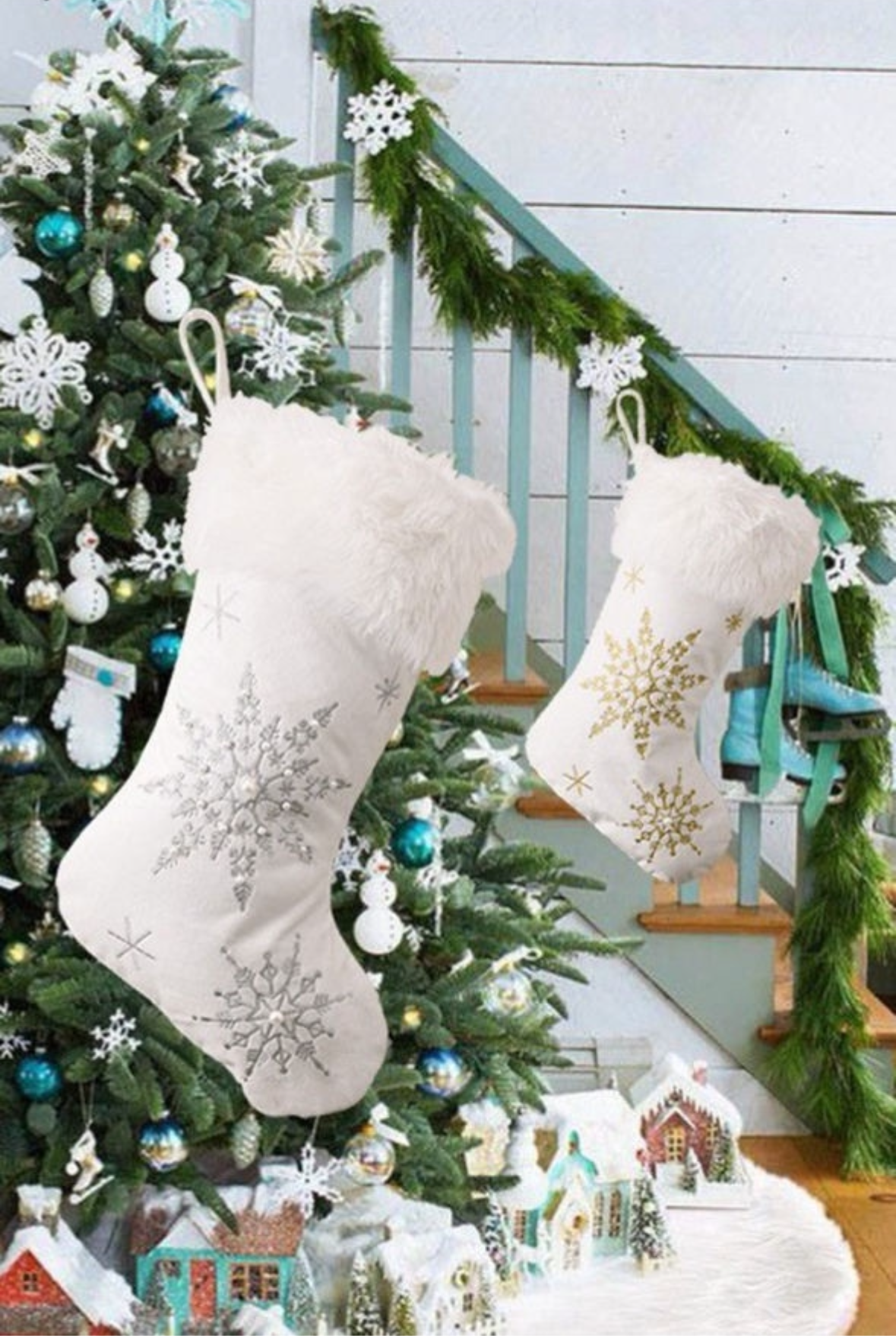 Embroidered Christmas Stockings