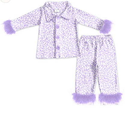 Mommy & Me Matching Leopard Pajama Sets- Adult