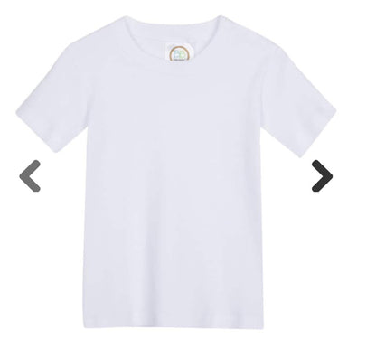 Back to School Embroidered Letter Tee