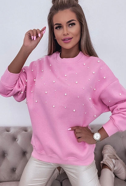 Pearl Embellished Sweatshirt