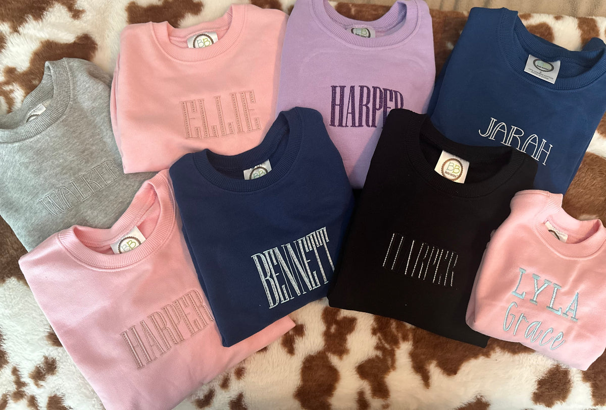Personalized Name Bubble/Sweatshirt