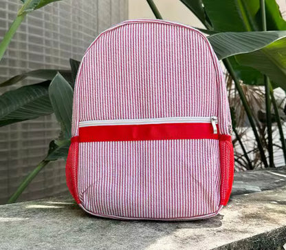 Seersucker Toddler Backpack