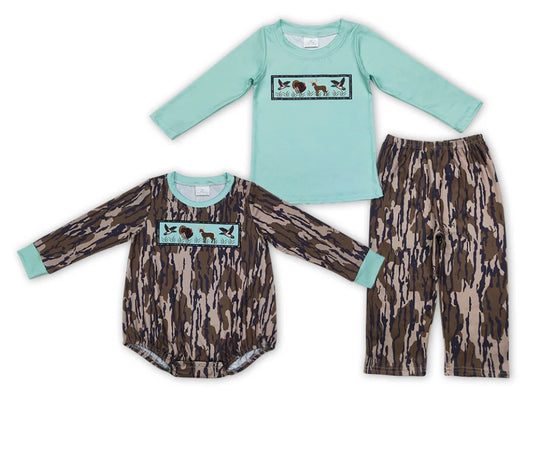 Mint & Bottomland Camo Hunting Sets