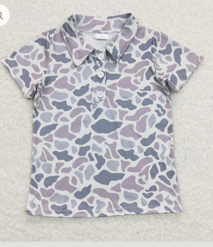 Boy’s Camo Polo