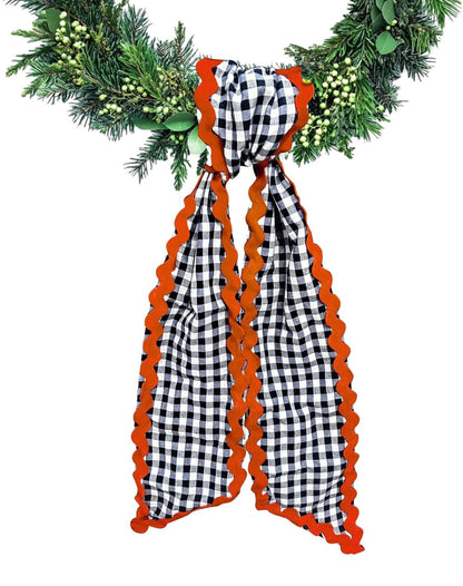 Custom Embroidered Wreath Sash