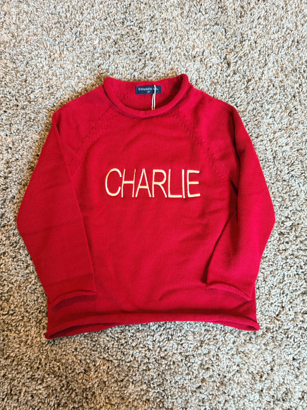 Rollneck Embroidered Sweaters
