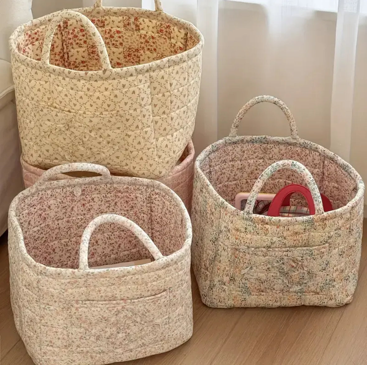 Quilted Storage Baskets