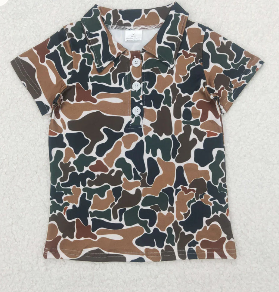 Boy’s Camo Polo