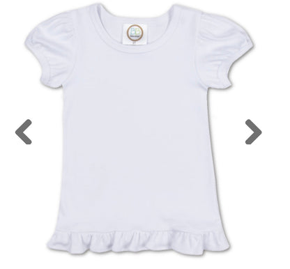 Back to School Embroidered Letter Tee