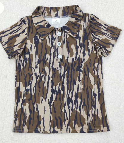 Boy’s Camo Polo