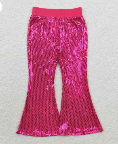 Sequin Flare Pants