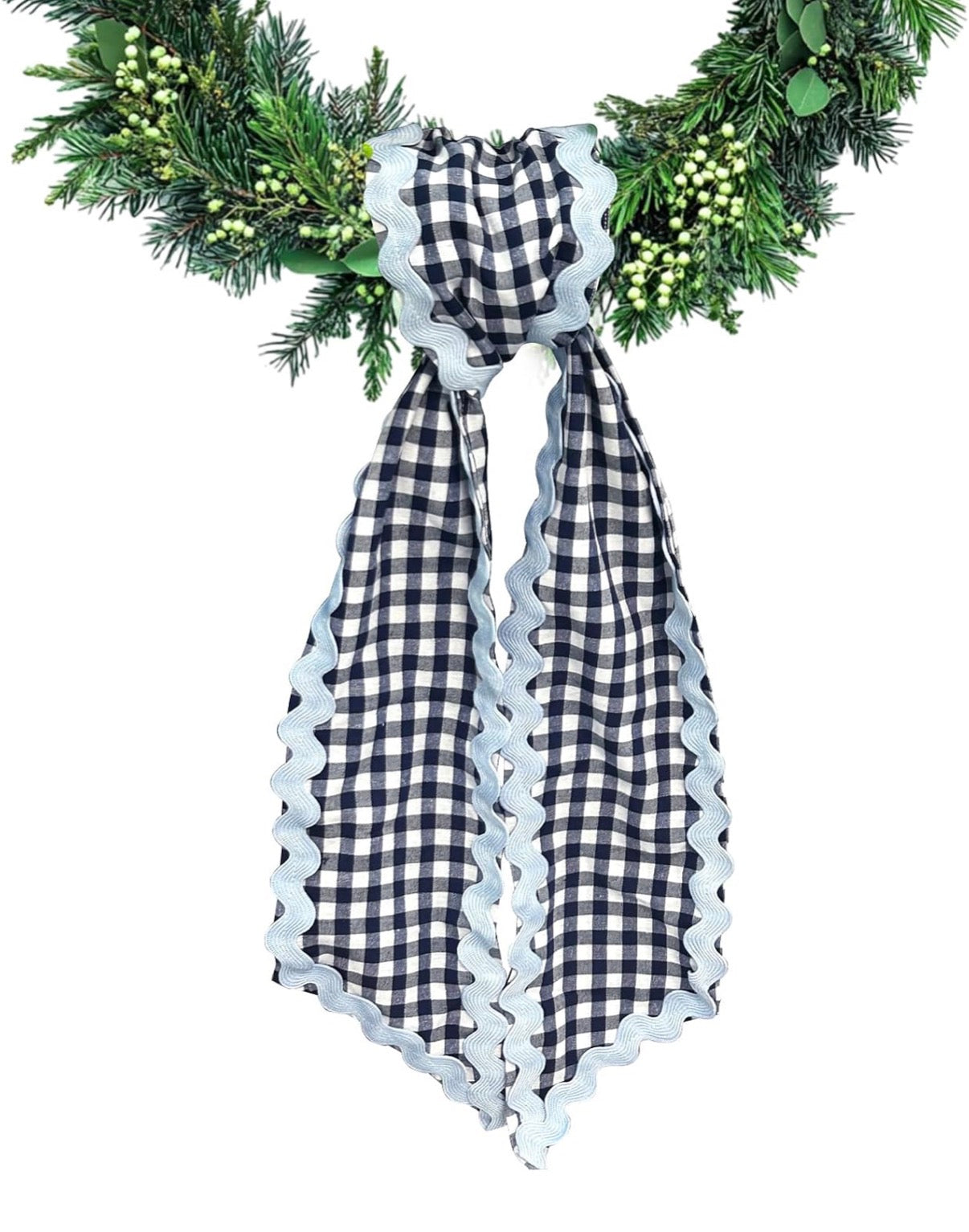 Custom Embroidered Wreath Sash