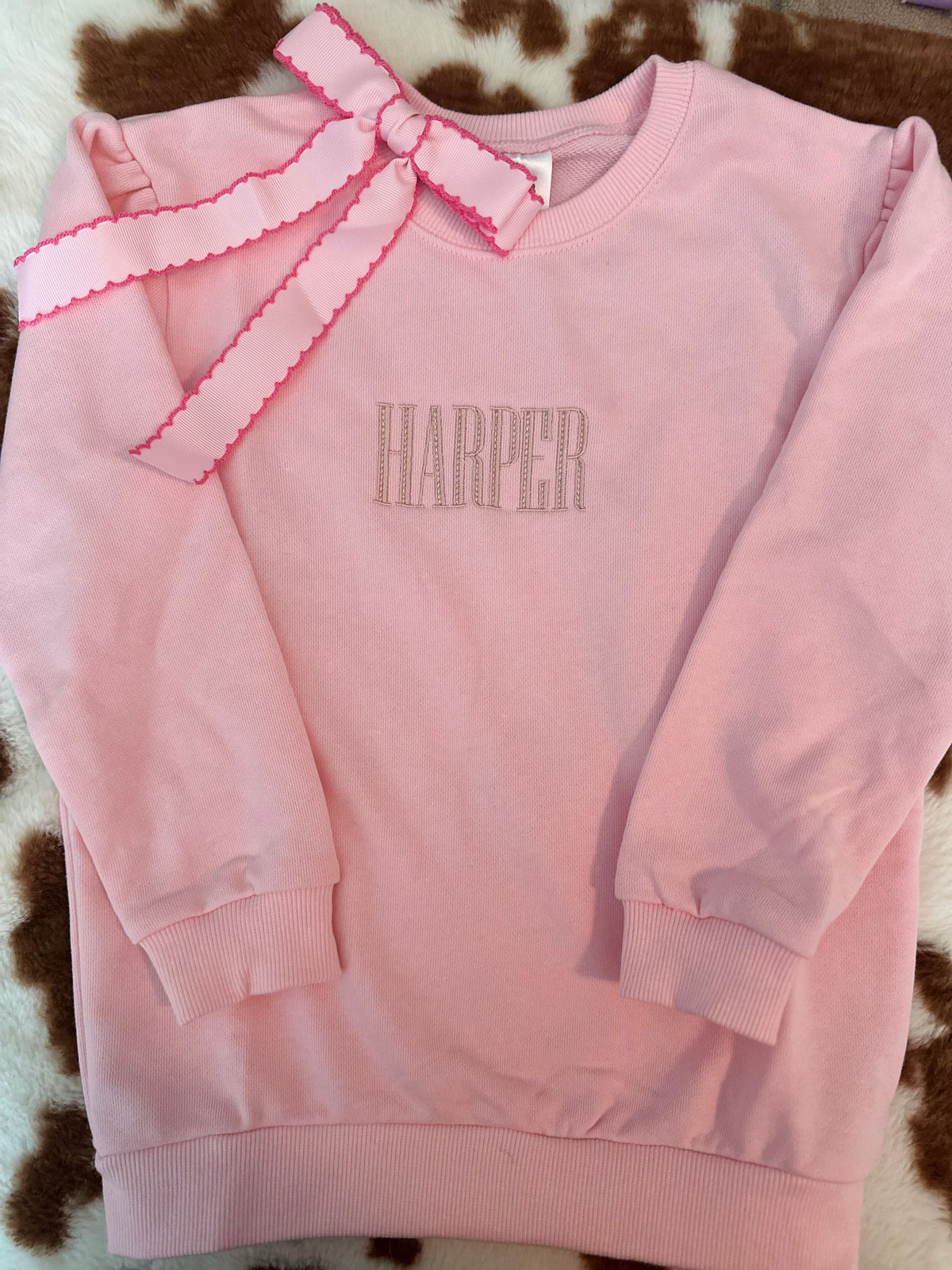 Personalized Name Bubble/Sweatshirt