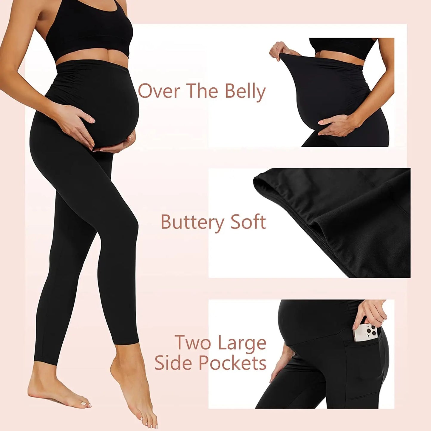 Maternity Leggings with Pockets