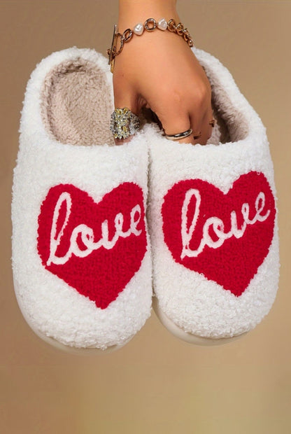 Fuzzy Printed Slippers