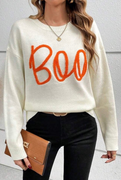 Boo Knit Sweater